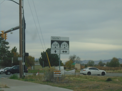 UT-108 South at UT-193