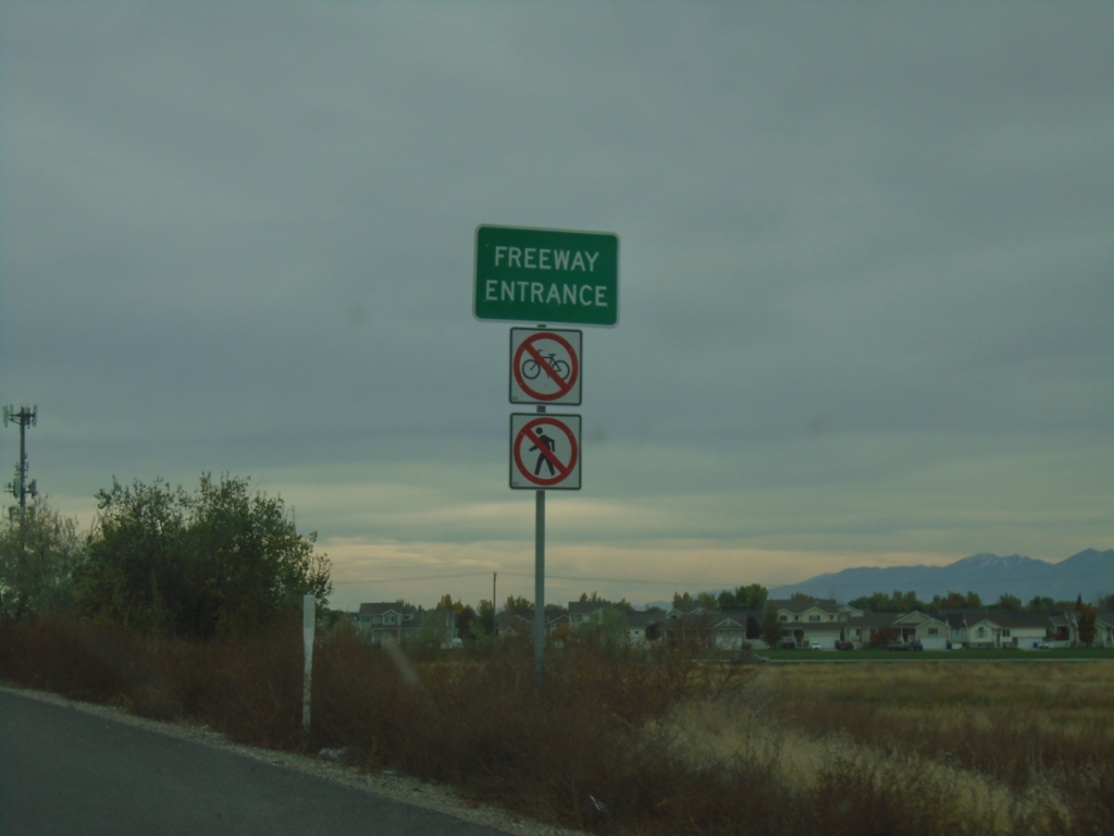 Begin Freeway on UT-177 South