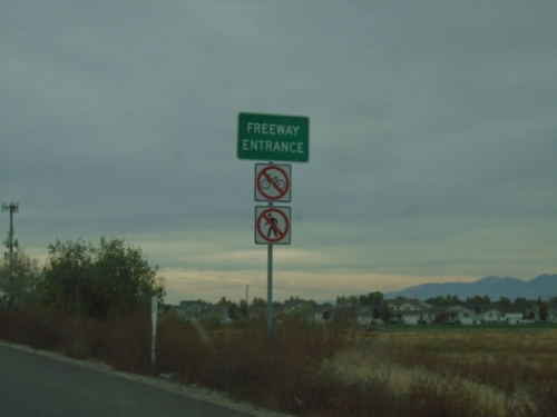 Begin Freeway on UT-177 South