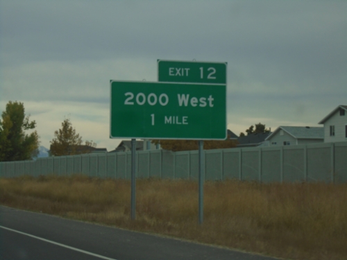 UT-177 South - Exit 12
