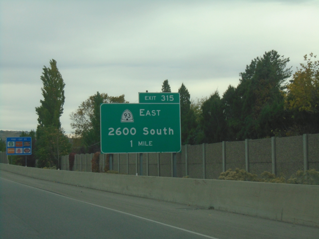 I-15 South - Exit 315