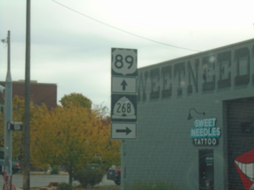 US-89 South at UT-268 West