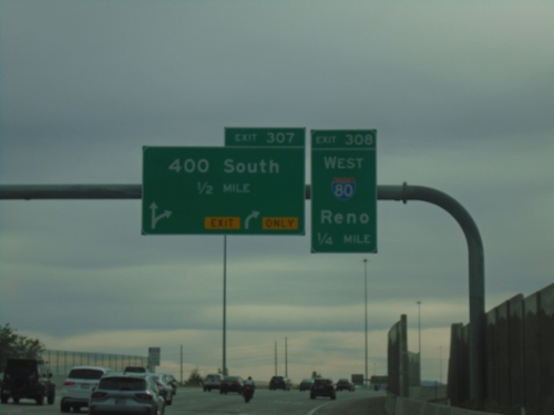 I-15 South - Exits 308 and 307