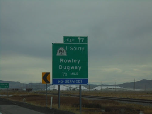 I-80 West - Exit 77