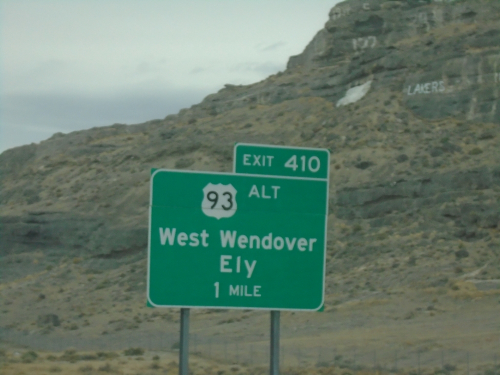 I-80 West Exit 410 (Nevada Exit)