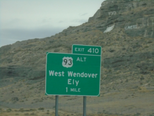I-80 West Exit 410 (Nevada Exit)