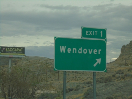 I-80 West - Exit 1