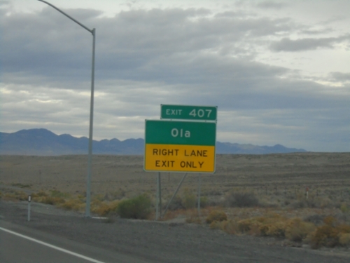 I-80 West - Exit 407