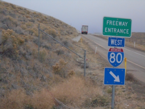 I-80 West - Exit 351 Onramp