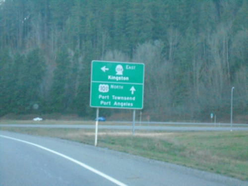 US-101 North at WA-104