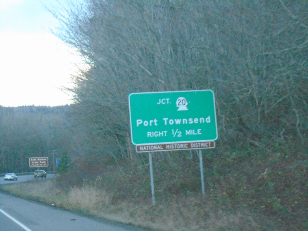 US-101 North Approaching WA-20