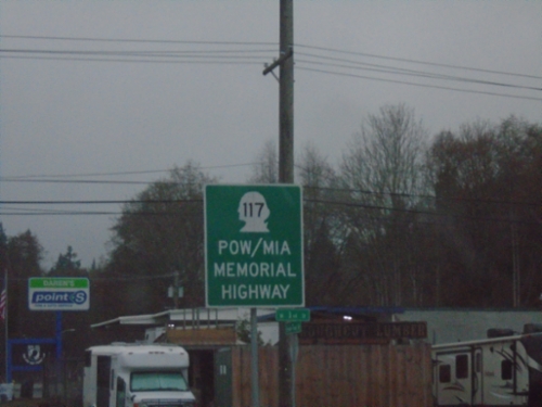 WA-117 South - POW/MIA Memorial Highway