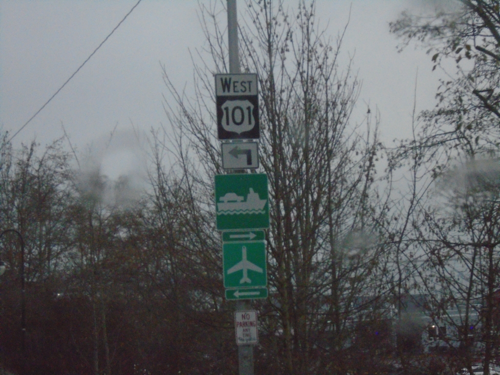 US-101 West at Lincoln St. - Port Angeles