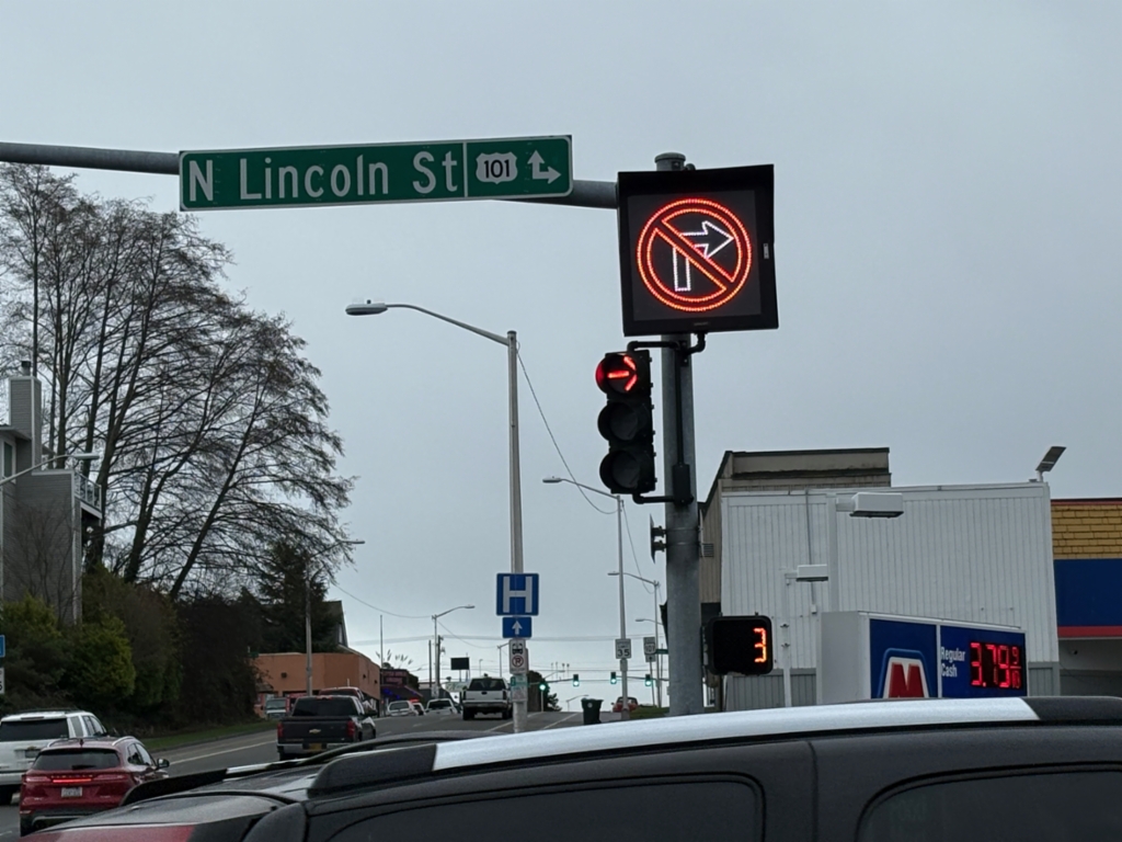 E 1st St. East at Lincoln St.