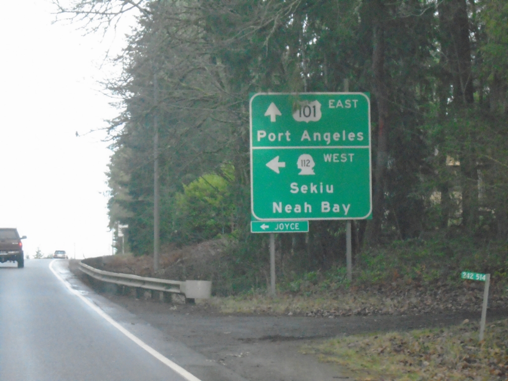 US-101 East at WA-112 West