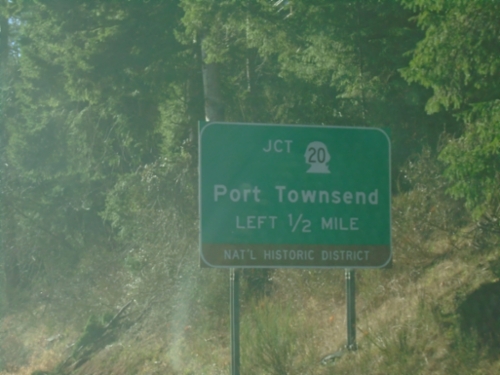 US-101 East Approaching WA-20