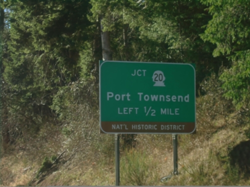 US-101 East Approaching WA-20