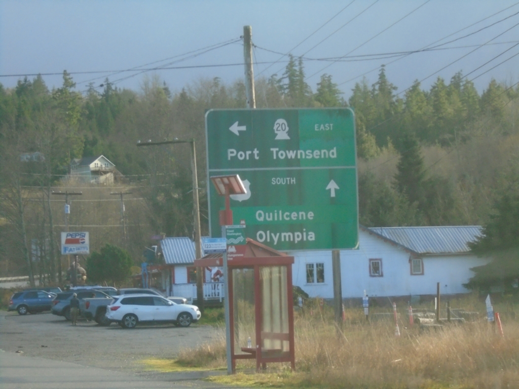 US-101 East at WA-20 East