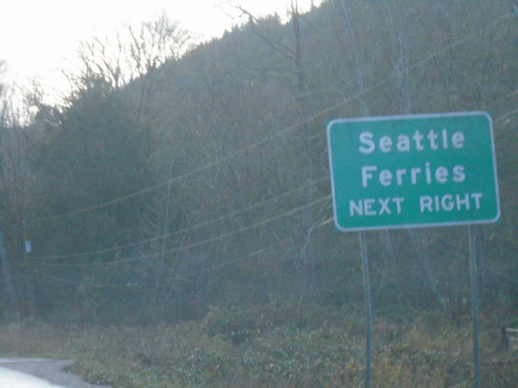 US-101 South Approaching WA-104