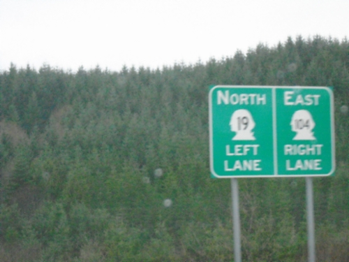 WA-104 East Approaching WA-19