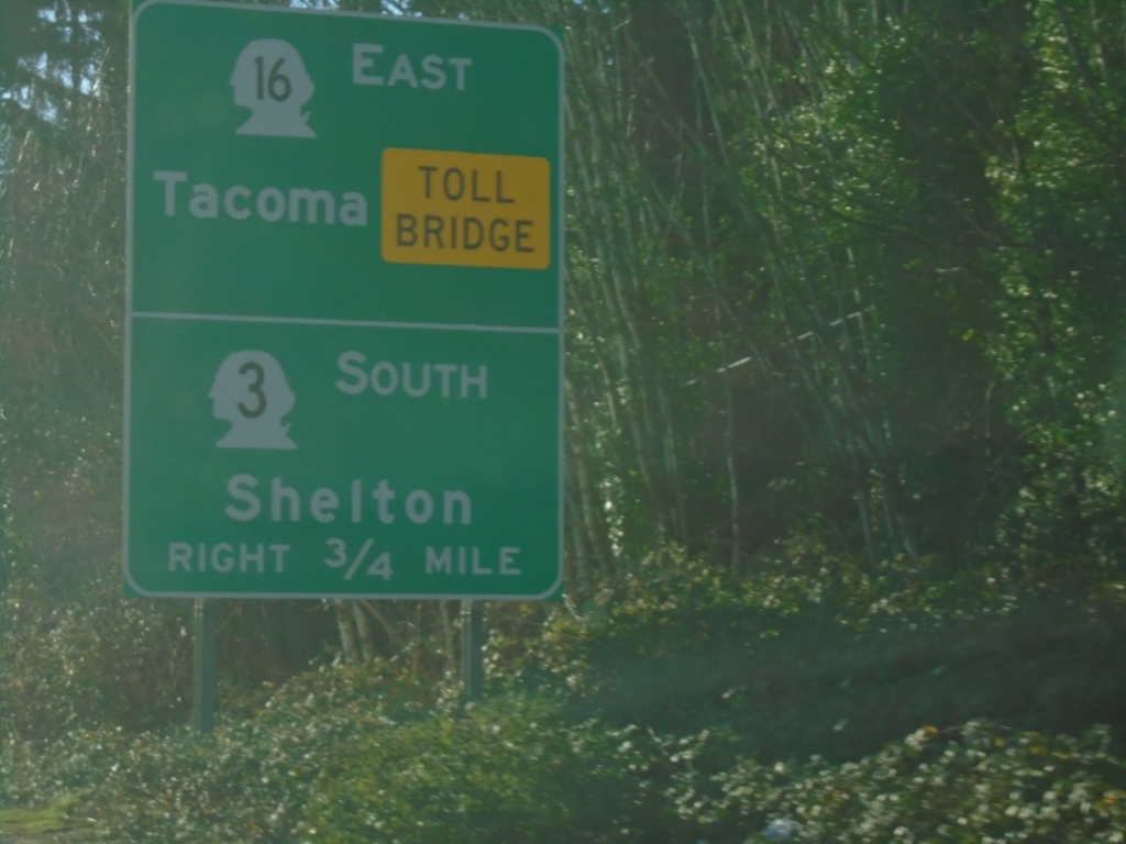 WA-3 South Approaching WA-16 East