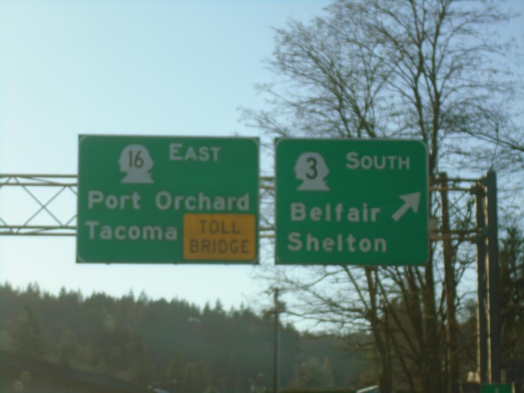 WA-3 South at WA-16 Junction