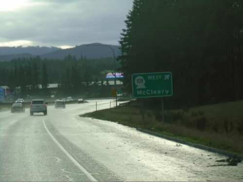 US-101 South at WA-108 Interchange