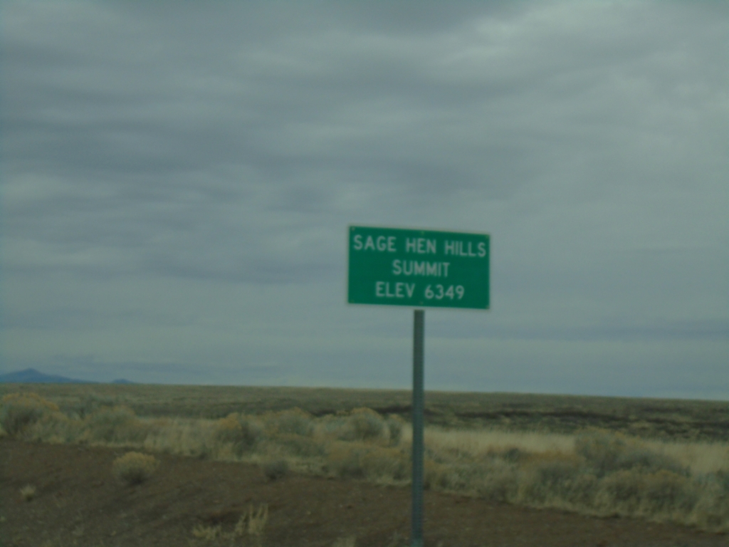 NV-140 North - Sage Hen Hills Summit