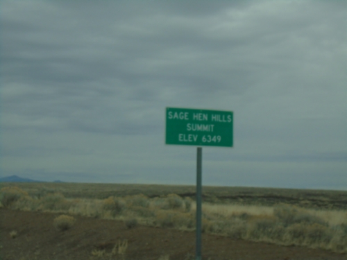 NV-140 North - Sage Hen Hills Summit