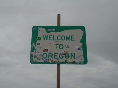 OR-140 West - Welcome To Oregon