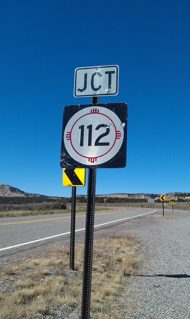 NM-96 South Approaching NM-112