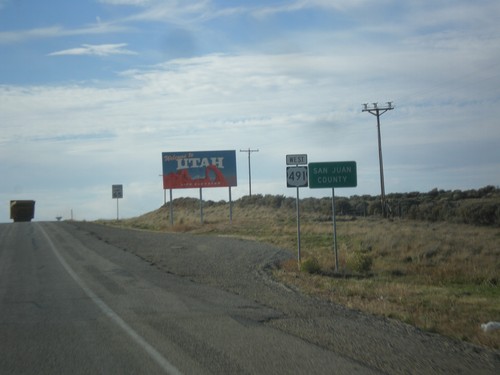 US-491 North - Welcome To Utah