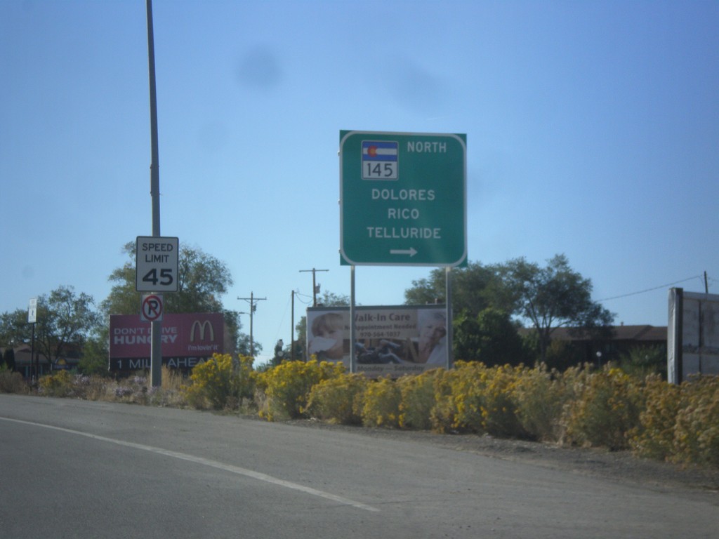 US-160 West at CO-145