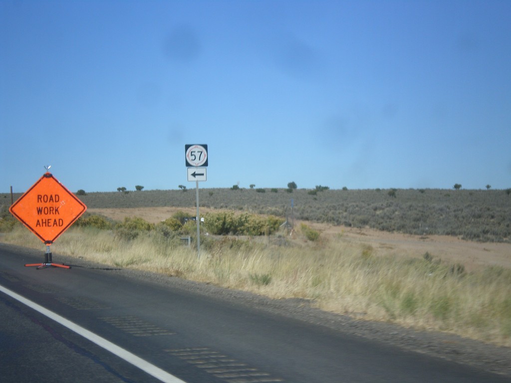 US-550 North at NM-57