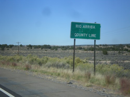 US-550 North - Rio Arriba County Line