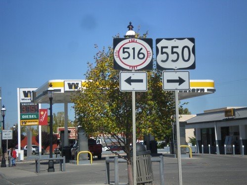 US-550 North at NM-516