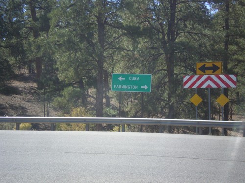 End NM-96 West at US-550