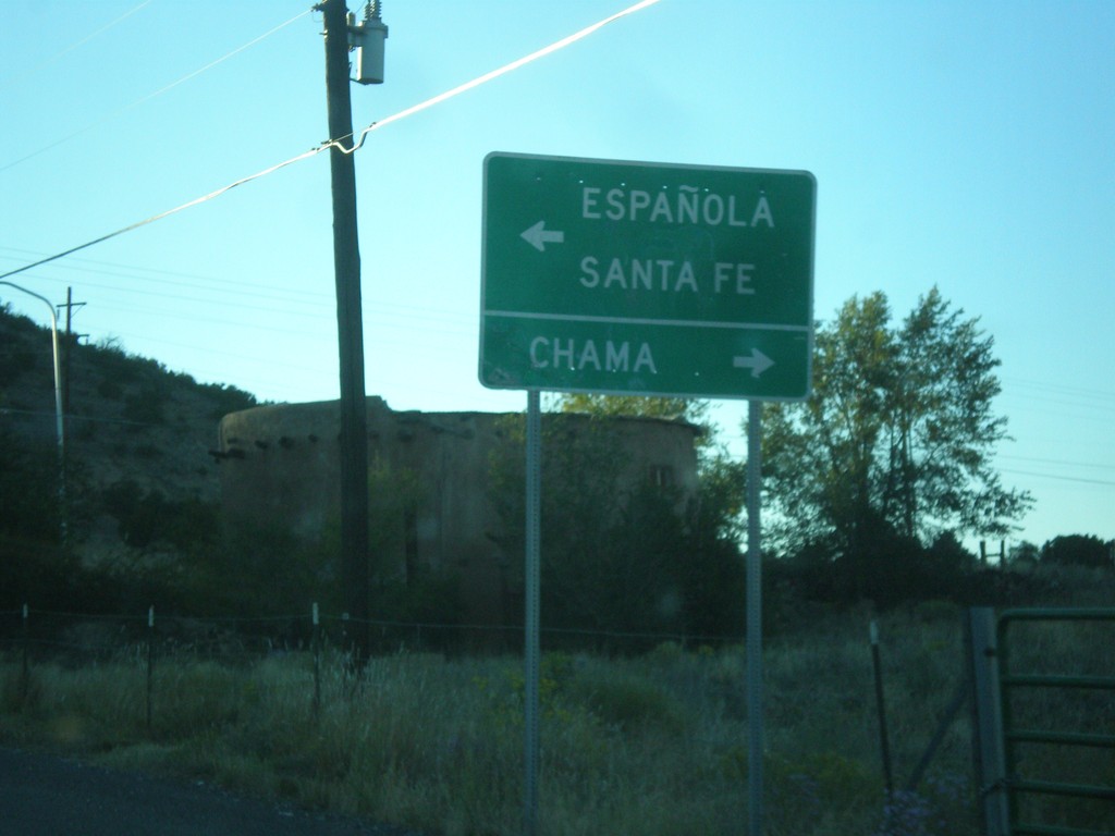 End NM-74 West at US-84/US-285