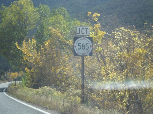 US-64 East Approaching NM-585