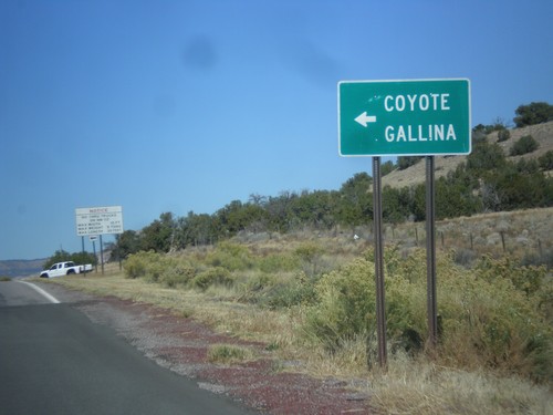 US-84 West Approaching NM-96