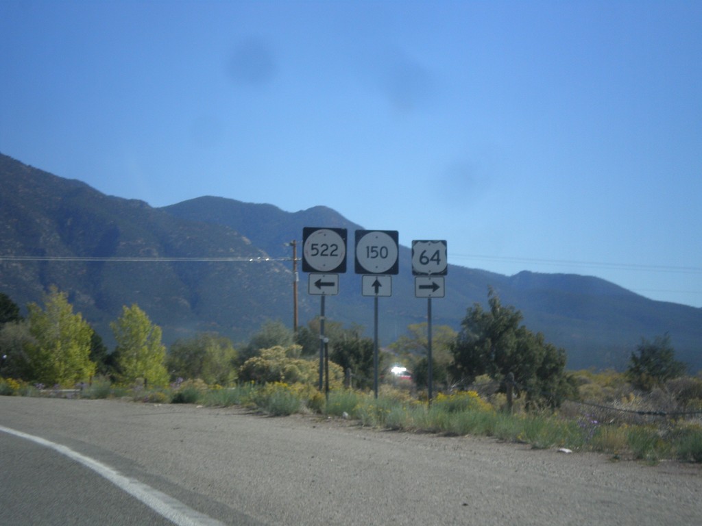 US-64 East at NM-522 and NM-150