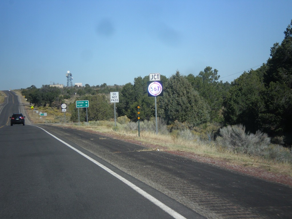 US-285 North Approaching NM-567