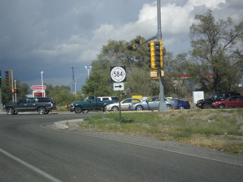 US-84 West/US-285 North at NM-584