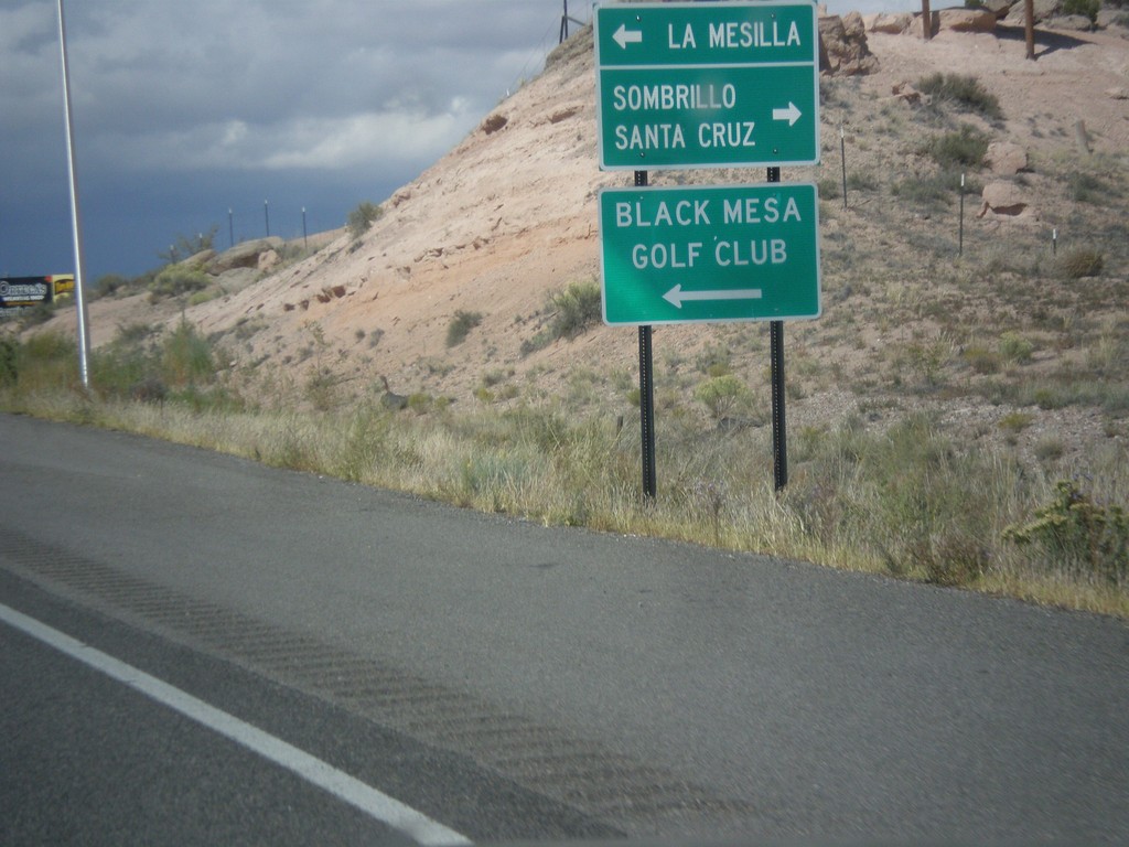 US-84 West/US-285 North Approaching NM-106/NM-399