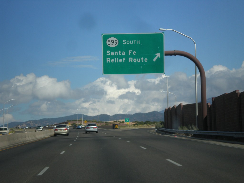 US-84 West/US-285 North at NM-599 Interchange