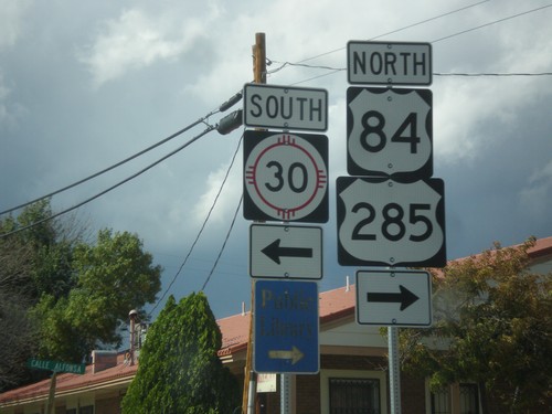 US-285 North/US-84 West at NM-30