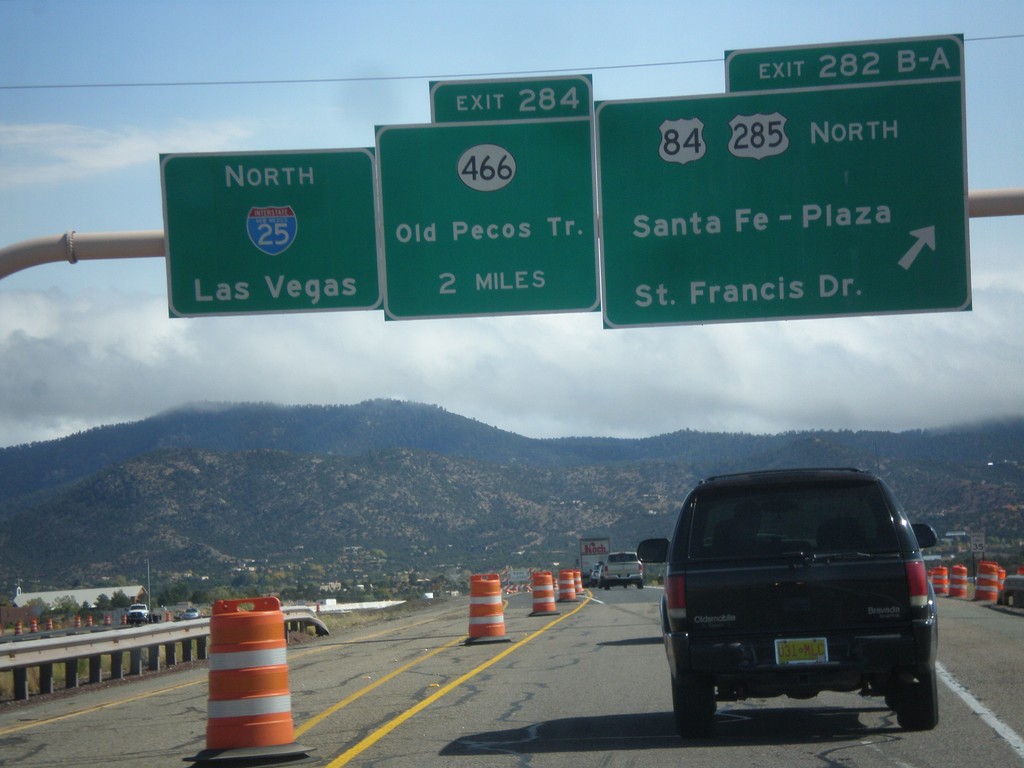 I-25 North - Exits 282B-A and 284