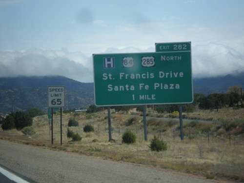 I-25 North Approaching Exit 282