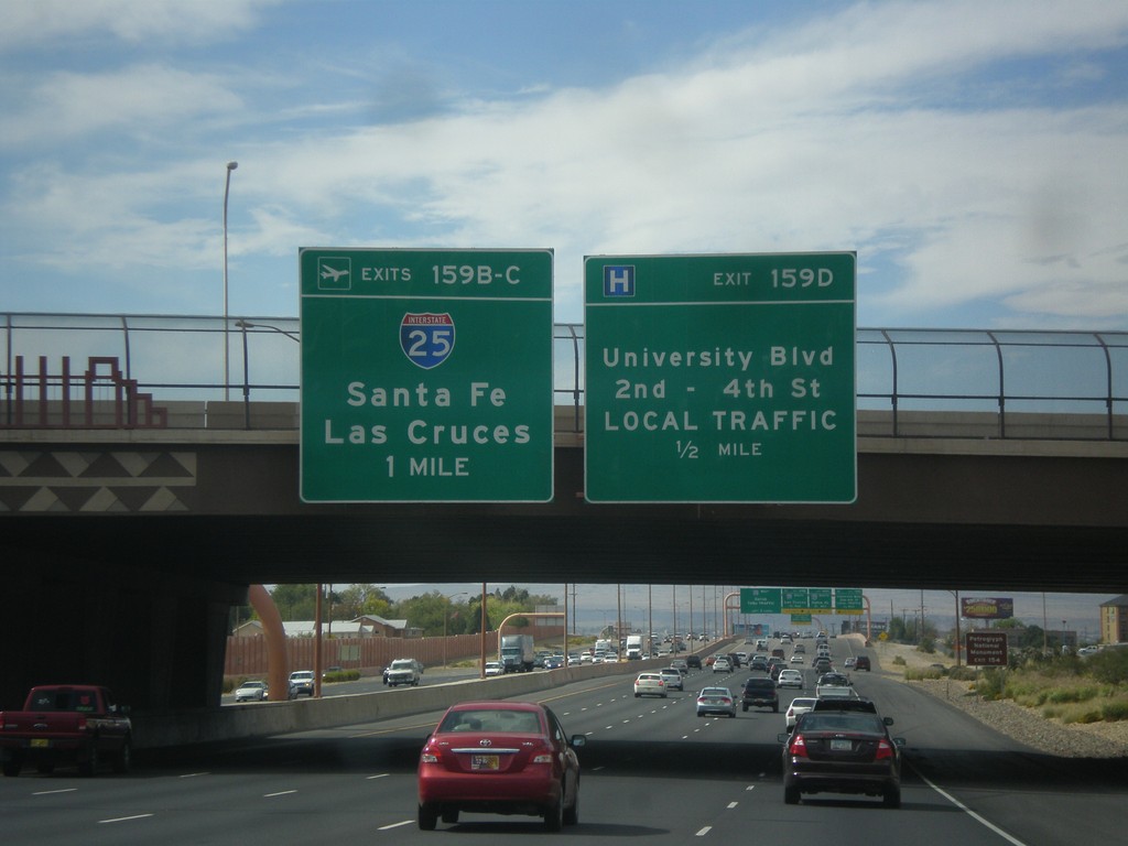 I-40 West Approaching Exits 159B-D