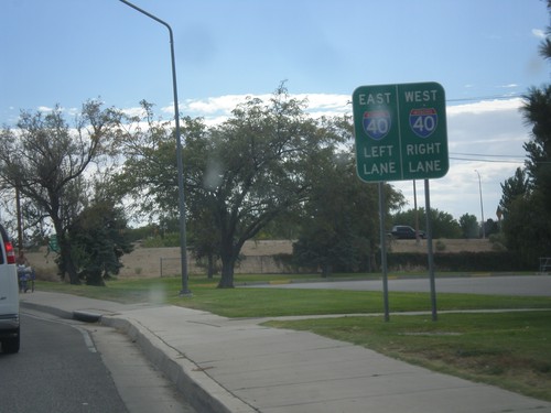 Eubank Blvd. South Approaching I-40